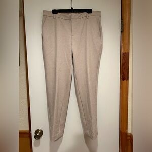 Light khaki trousers. Size 12. Liverpool of Los Angeles. Excellent condition.